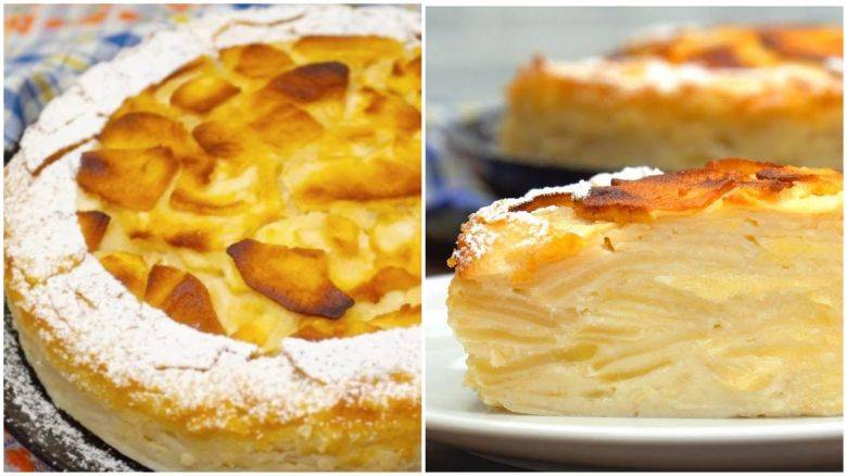 Яблочный пирог «Исчезающий»: мало теста и много начинки | SM.News