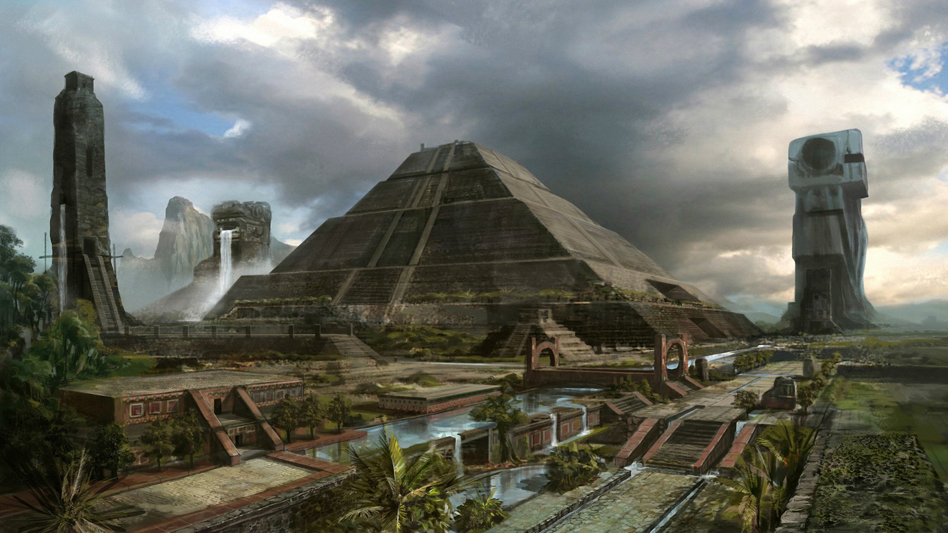 Пирамида Майя древний Египет