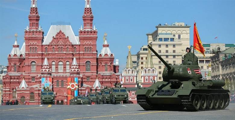 
Генеральную репетицию военного парада в Москве 7 мая будут транслировать по ТВ                0