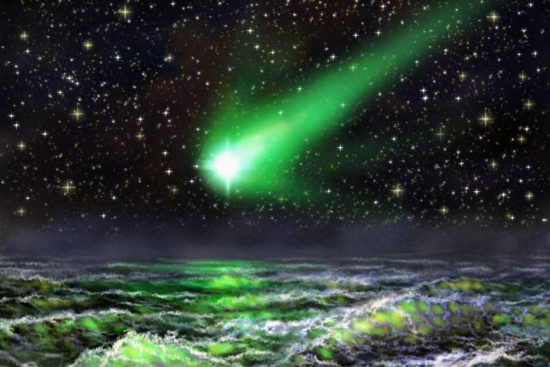Зеленая комета Нисимура приближается к Земле после 437-летнего 