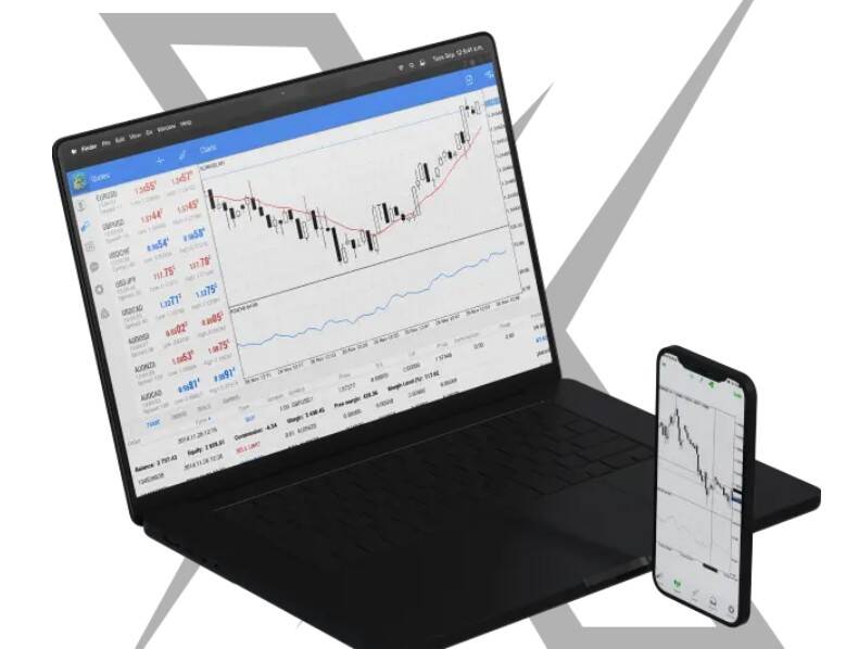 MetaTrader 5 на компьютере и смартфоне в PrimaX